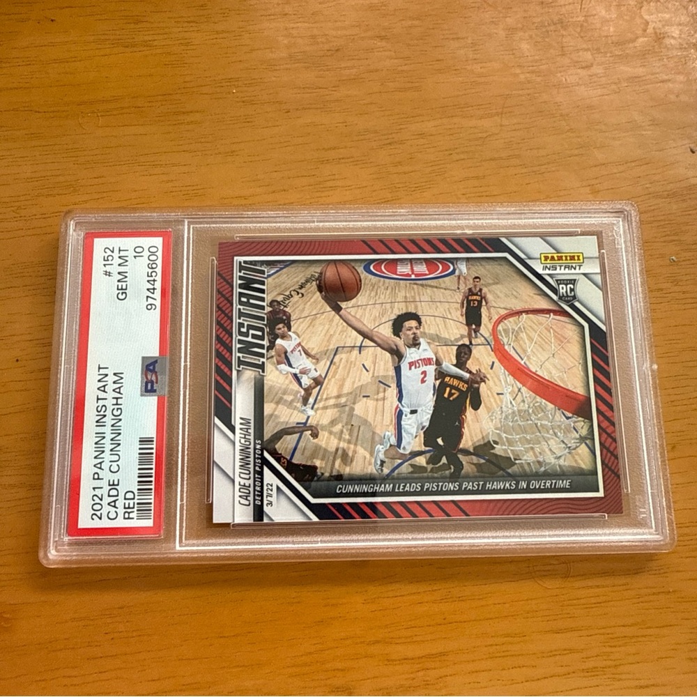 Panini Instant Cade Cunningham Detroit Pistons PSA 10 Rookie Card /99